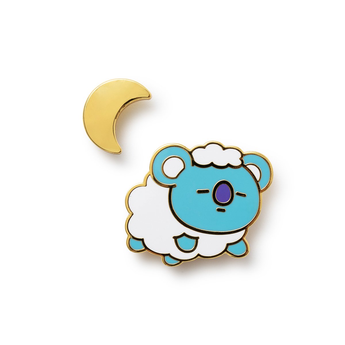 BT21 KOYA Universtar Metal Badge 1