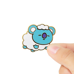 BT21 KOYA Universtar Metal Badge 1