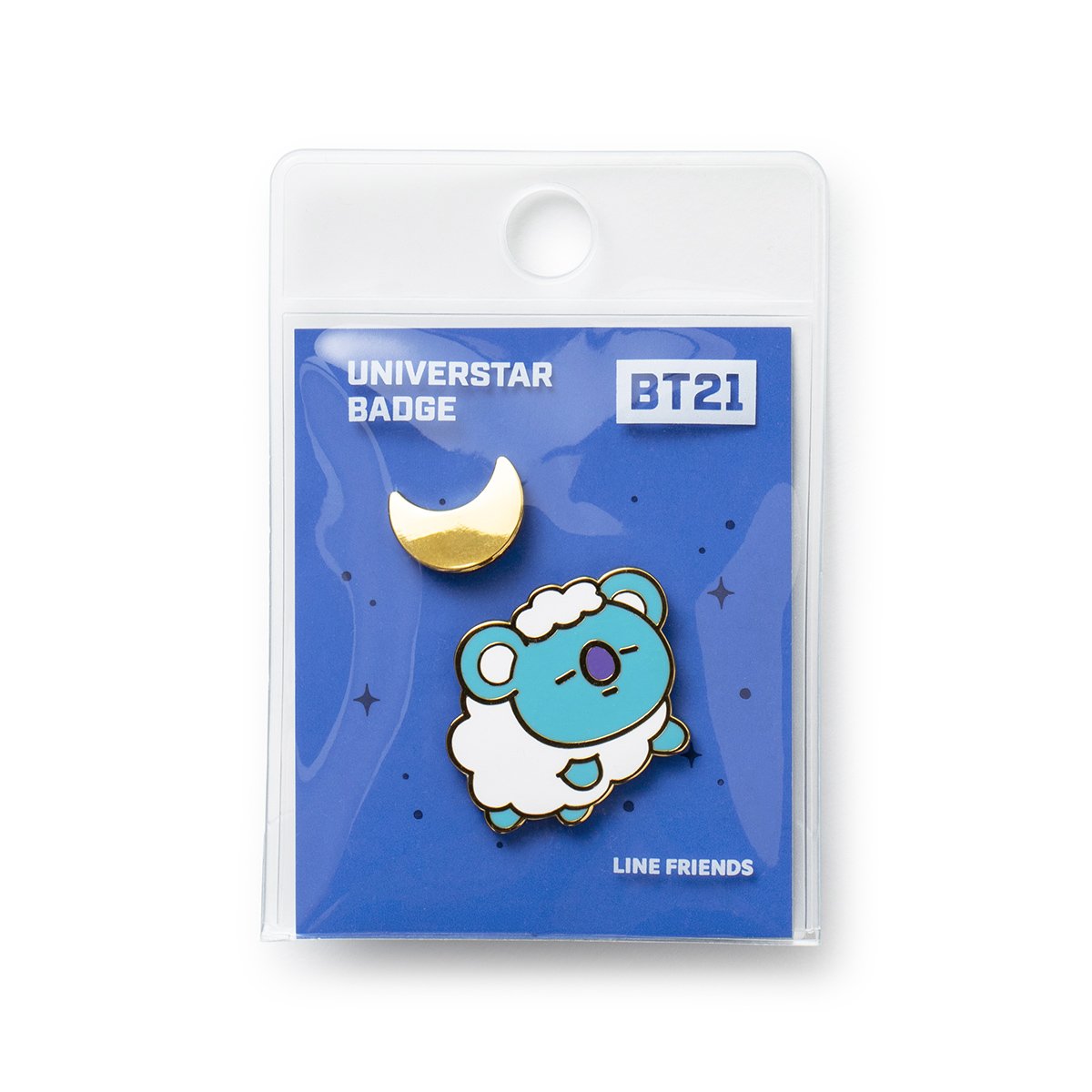 BT21 KOYA Universtar Metal Badge 1