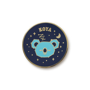 BT21 KOYA Universtar Metal Badge 2