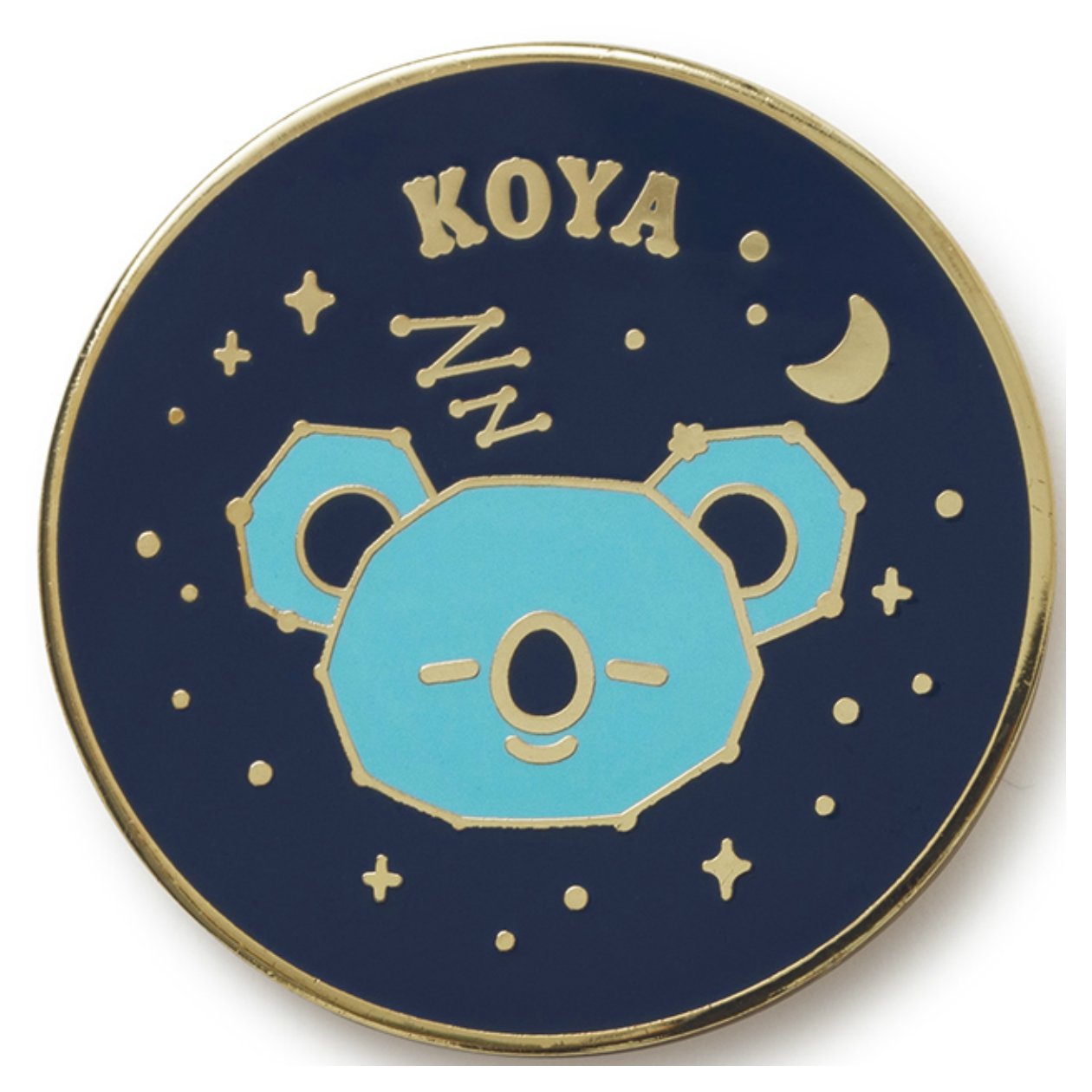 BT21 KOYA Universtar Metal Badge 2