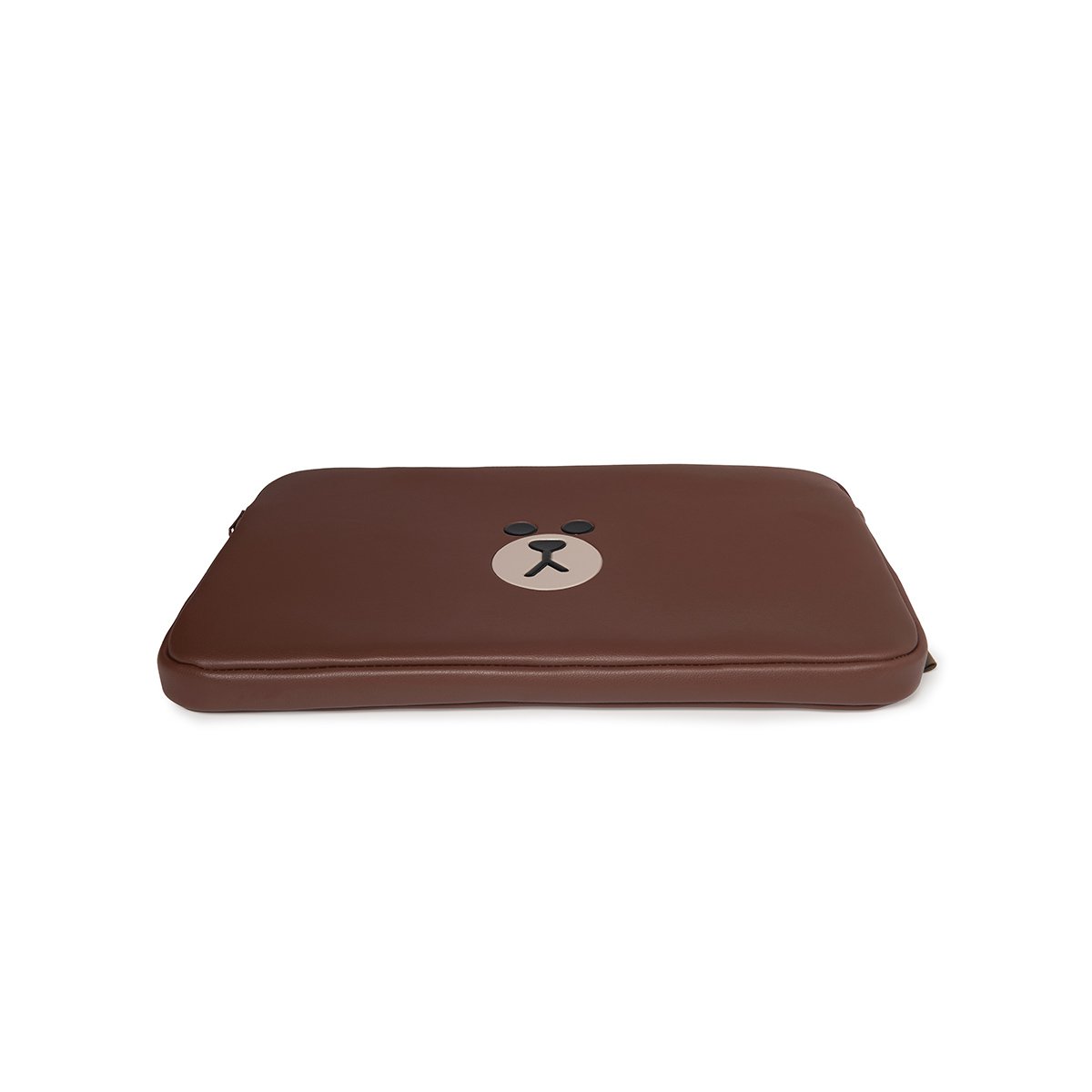 BROWN Faux Leather 15 Inch Laptop Cover