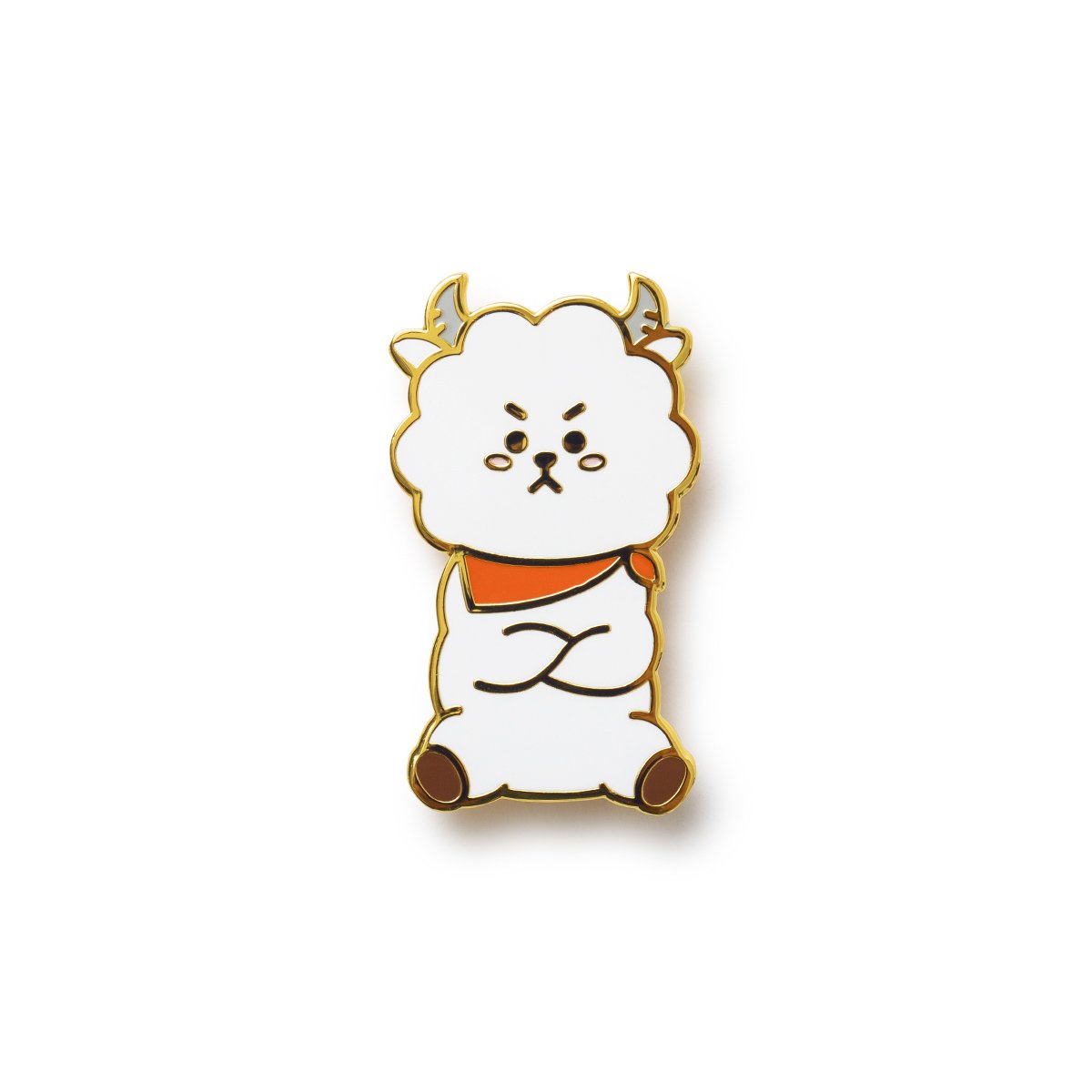 BT21 RJ Universtar Metal Badge 1