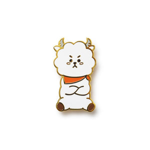 BT21 RJ Universtar Metal Badge 1