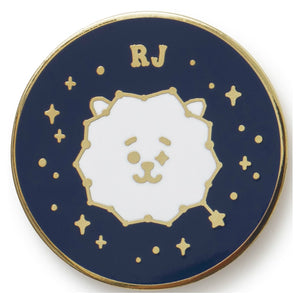 BT21 RJ Universtar Metal Badge 2