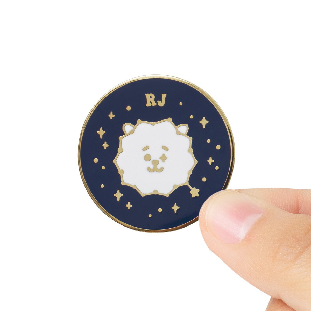 BT21 RJ Universtar Metal Badge 2