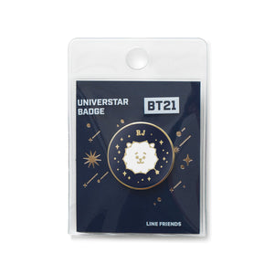 BT21 RJ Universtar Metal Badge 2