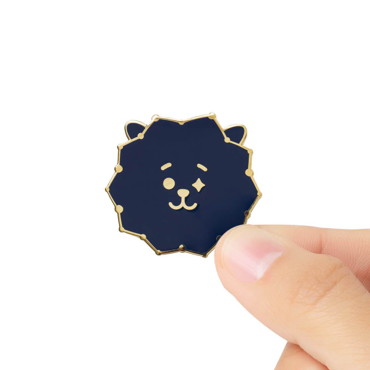 BT21 RJ Universtar Metal Badge 3