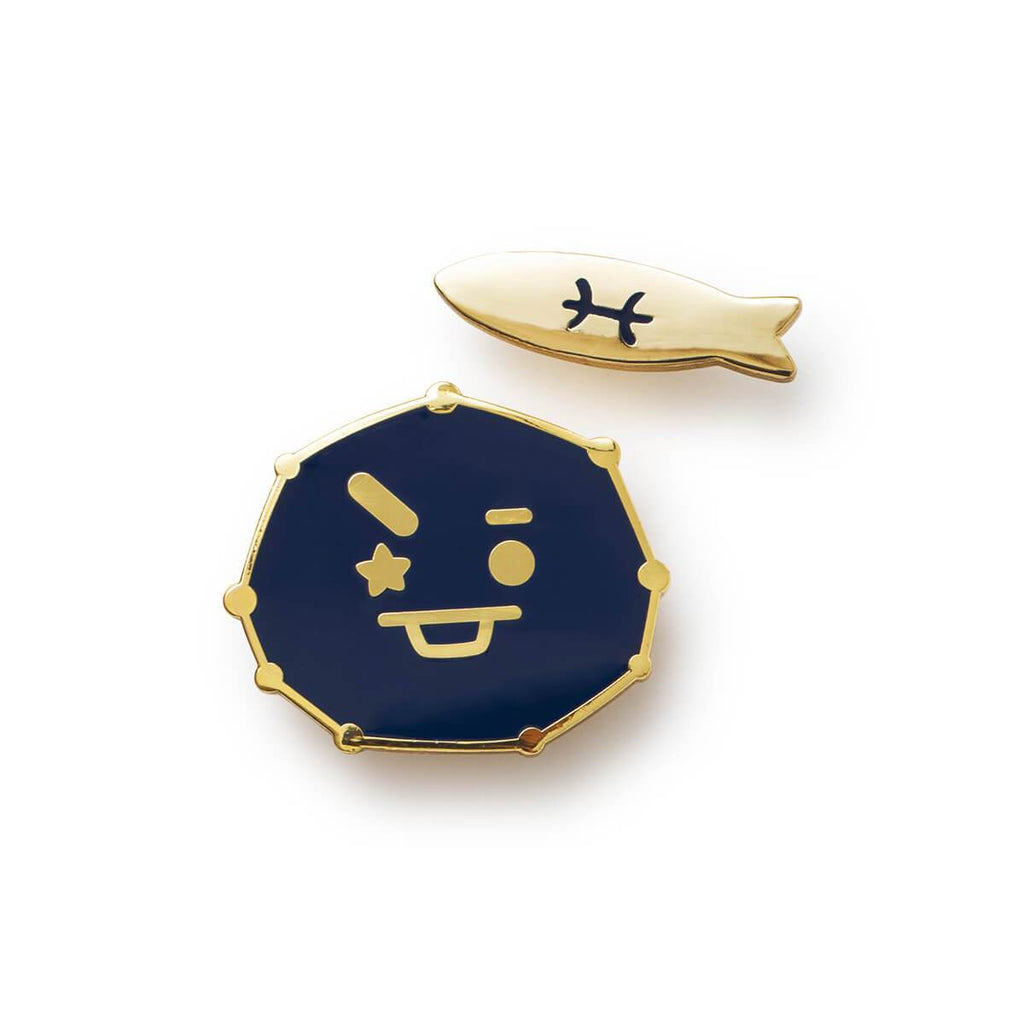 BT21 SHOOKY Universtar Metal Badge 3