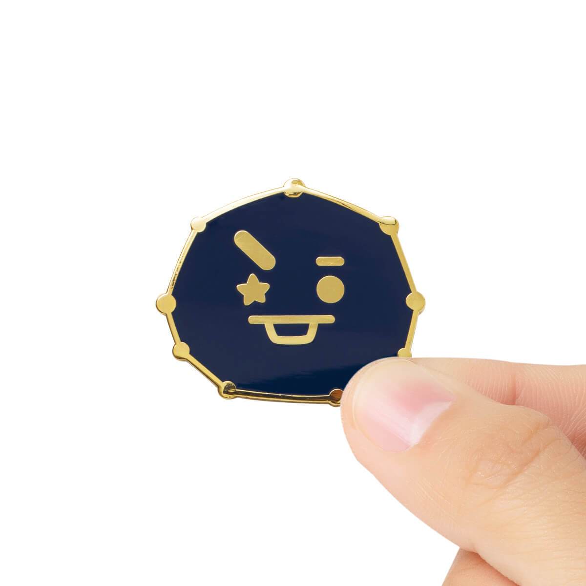 BT21 SHOOKY Universtar Metal Badge 3