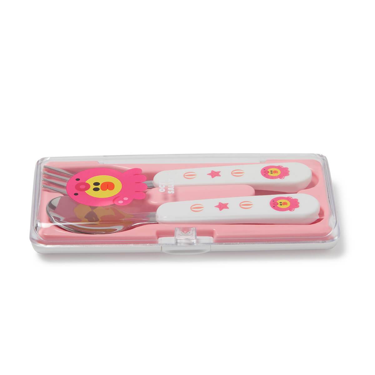 SALLY Octi Children Utensil Fork Spoon Set