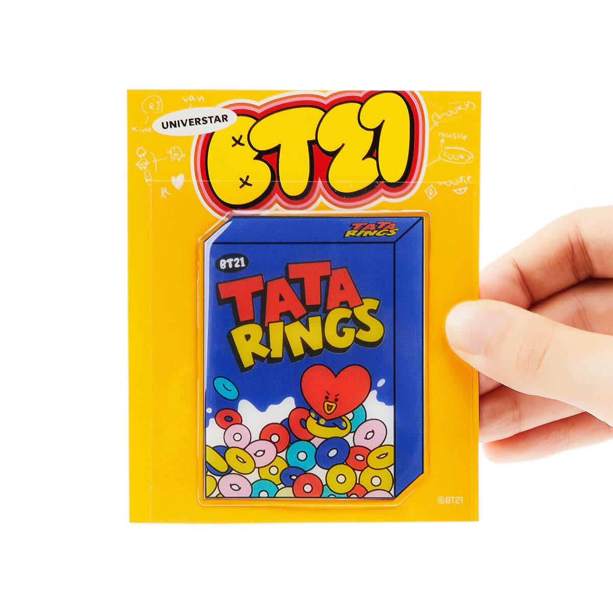 Tata Sticker BT21 TATA Sweet Epoxy Sticker – HALLYUMODE