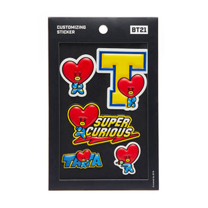 BT21 TATA 5 Piece Decal Stickers