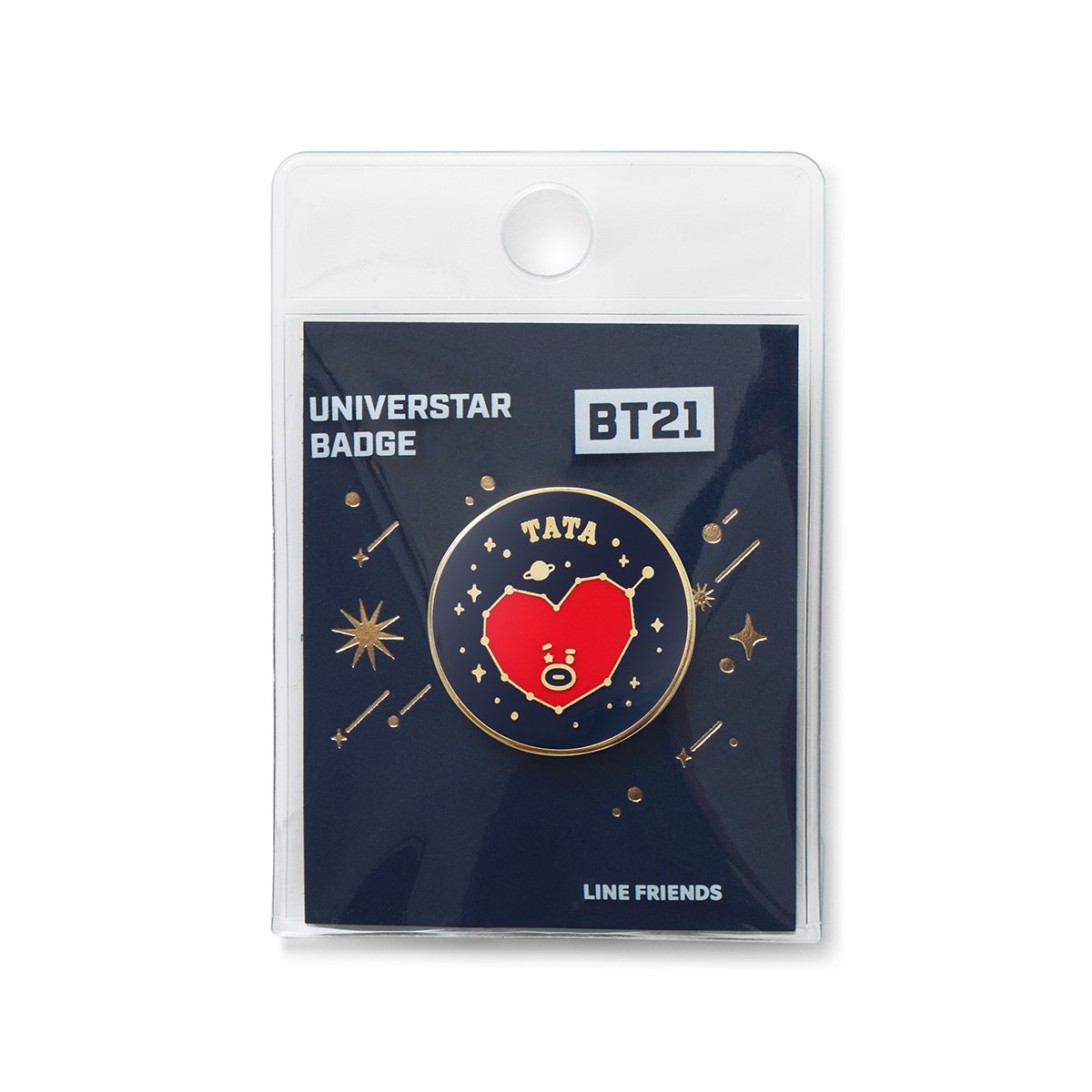 BT21 TATA Universtar Metal Badge 2