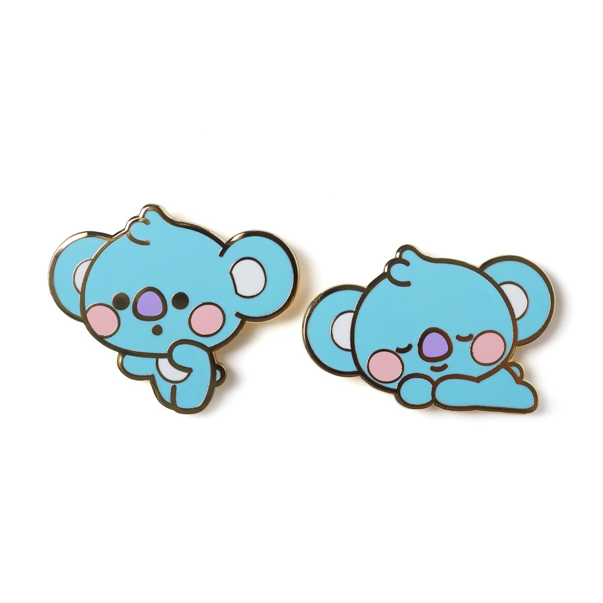 BT21 KOYA Baby Metal Badge – HALLYUMODE