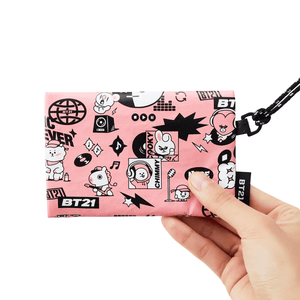BT21 CHARACTERS Music Pattern Card Holder