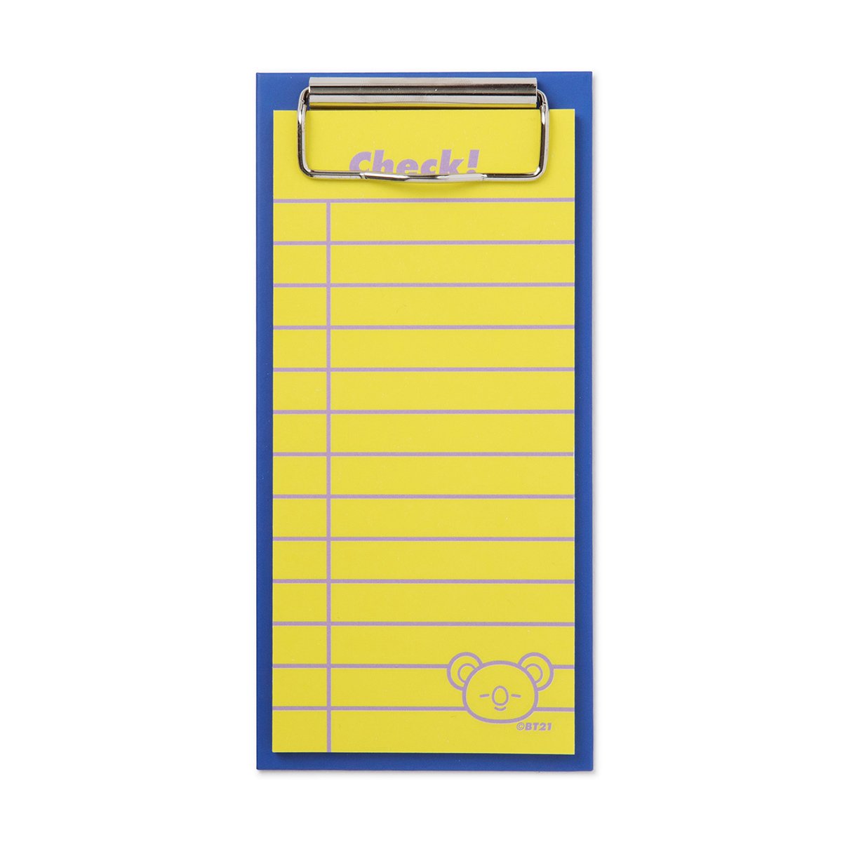 BT21 KOYA Clip board & Note Pad Set