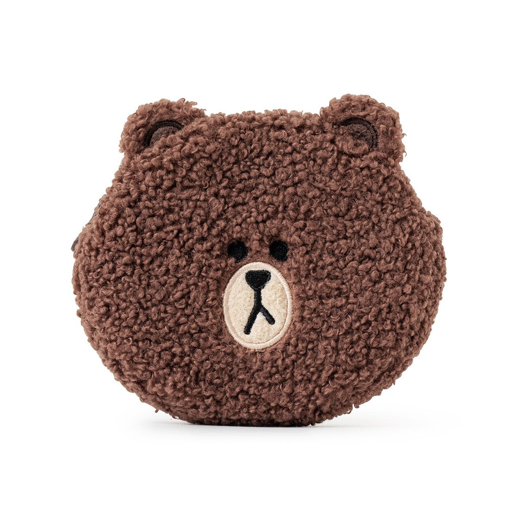 BROWN Ppogeul Pong Pong Coin Purse