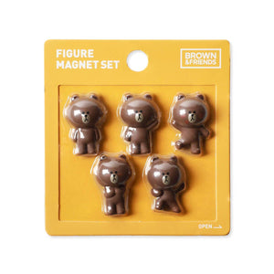 BROWN Mini Magnet Set