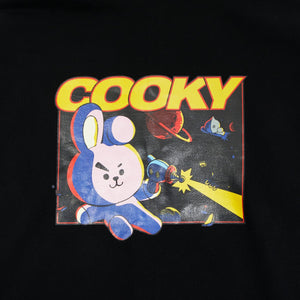 BT21 COOKY Space Squad Zip Up Hooded