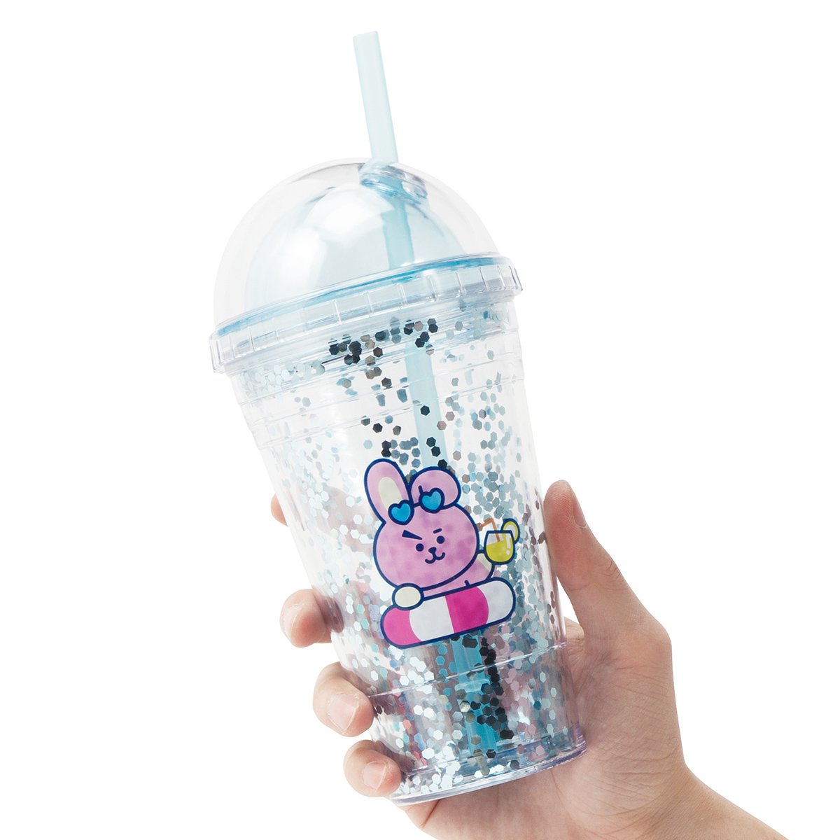 BT21 COOKY Bon Voyage Glitter Tumbler