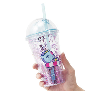 BT21 MANG Bon Voyage Glitter Tumbler