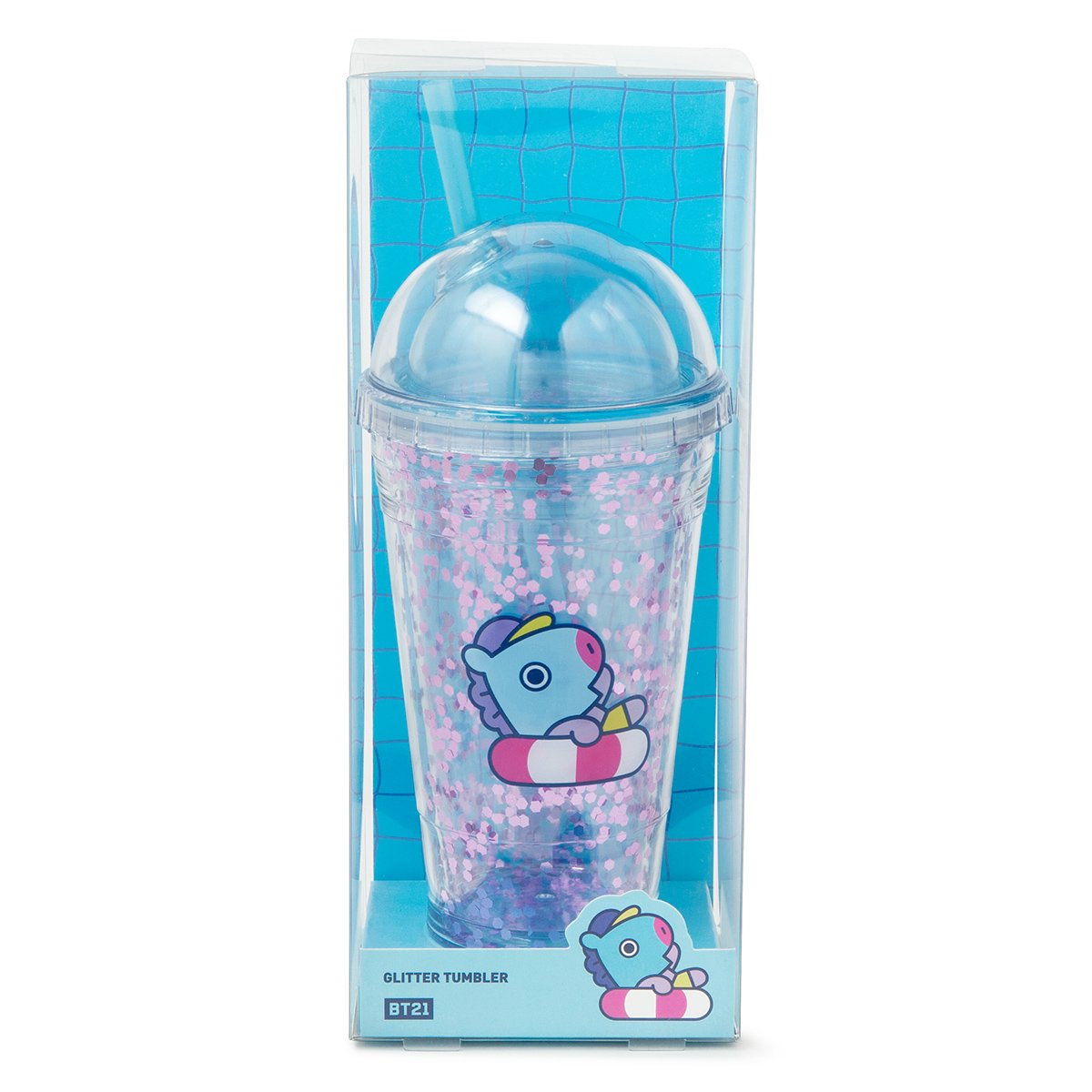 BT21 MANG Bon Voyage Glitter Tumbler