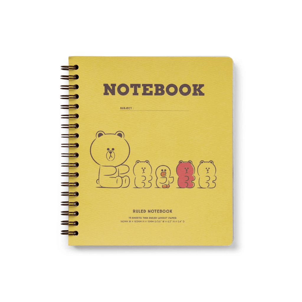 BROWN & FRIENDSHard Cover Notebook