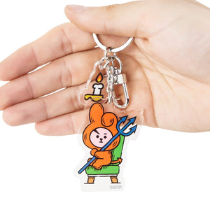 BT21 COOKY Halloween Acrylic Keychain