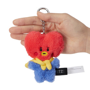 BT21 TATA Baby Flat Fur Doll Keyring 3.9"