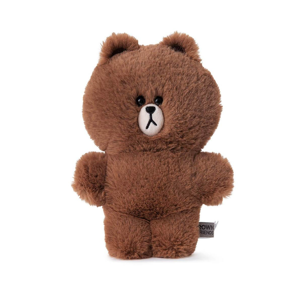 BROWN Flat Fur Standing Plush