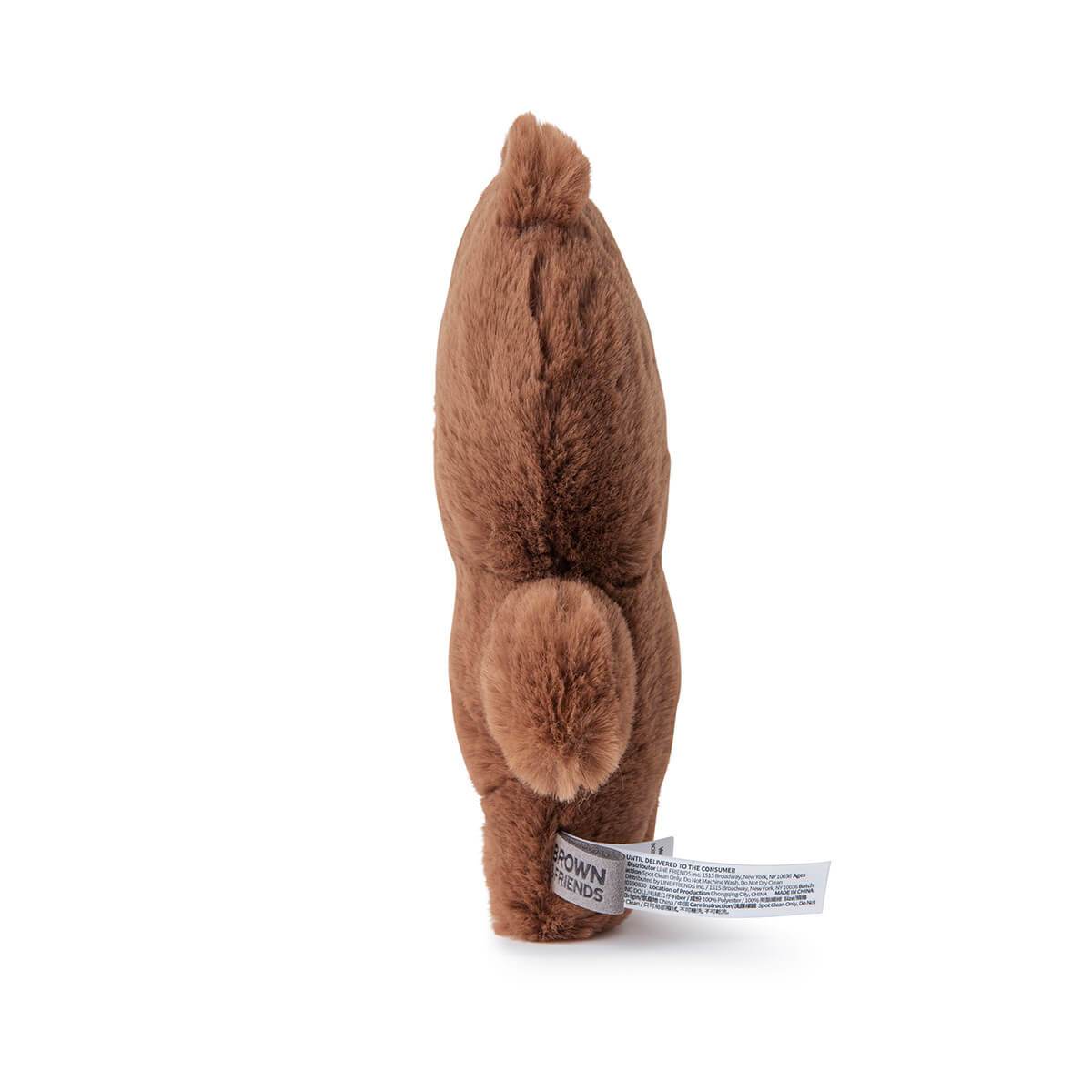 BROWN Flat Fur Standing Plush