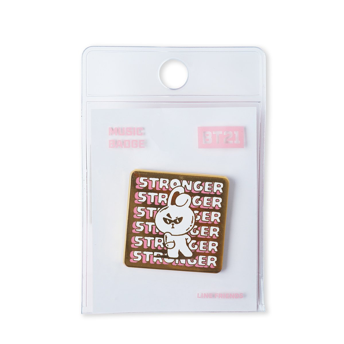 BT21 COOKY Music Metal Badge