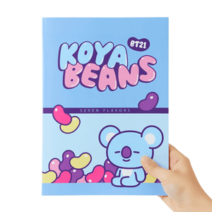 BT21 KOYA Sweet B5 Rulled Notebook