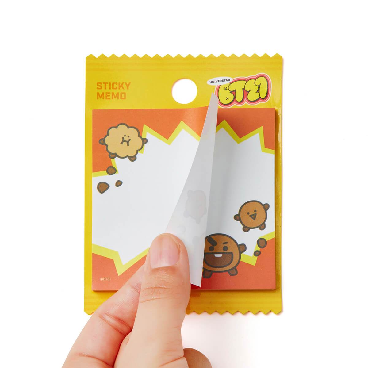 Shooky Note BT21 SHOOKY Swwet Sticky Notes – HALLYUMODE