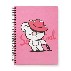 BT21 KOYA Music A5 Ruled Spiral Notebook