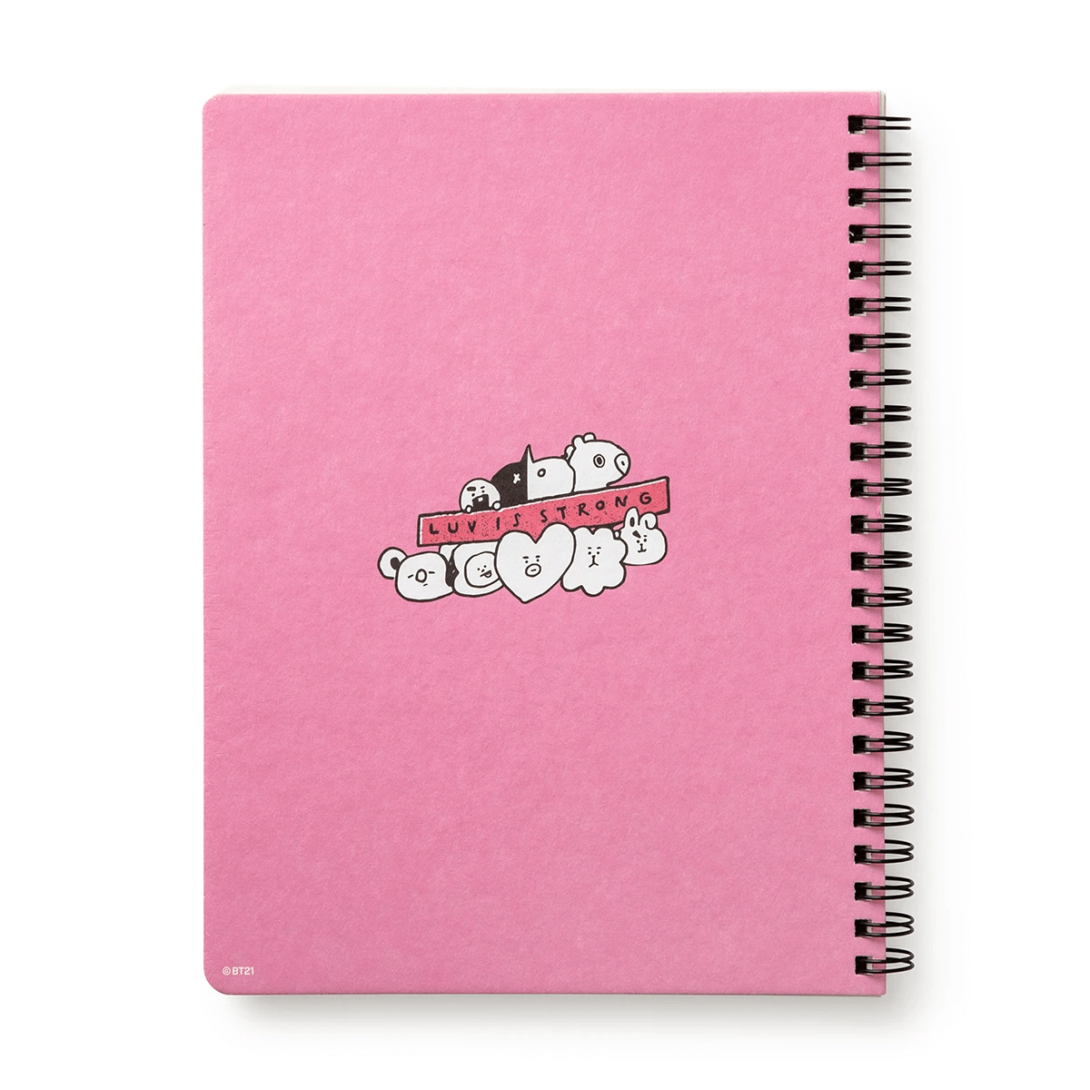 BT21 KOYA Music A5 Ruled Spiral Notebook