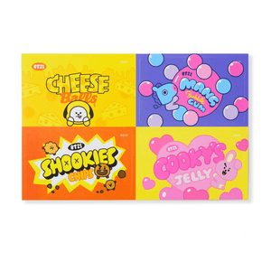 BT21 CHARACTERS Sweet Card Sticker 1