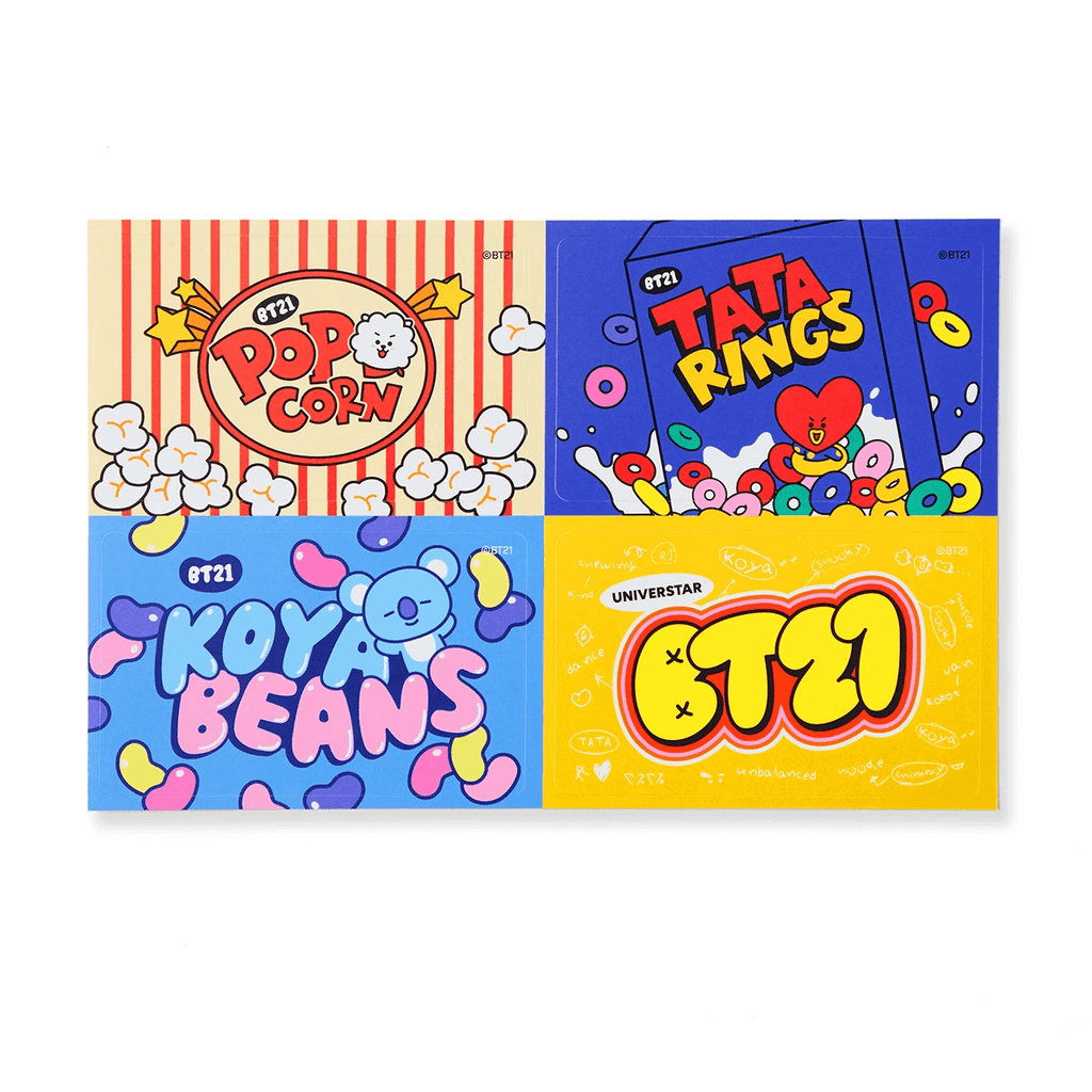 BT21 CHARACTERS Sweet Card Sticker 2